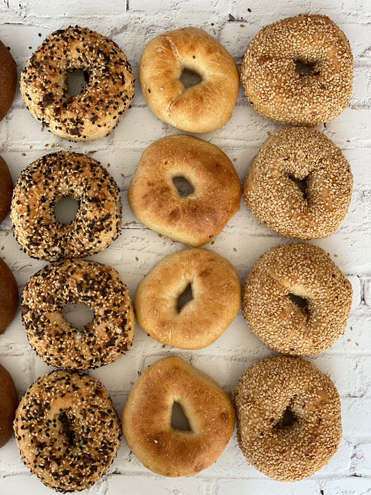 Docena de Mini Bagels - Elige tu sabor